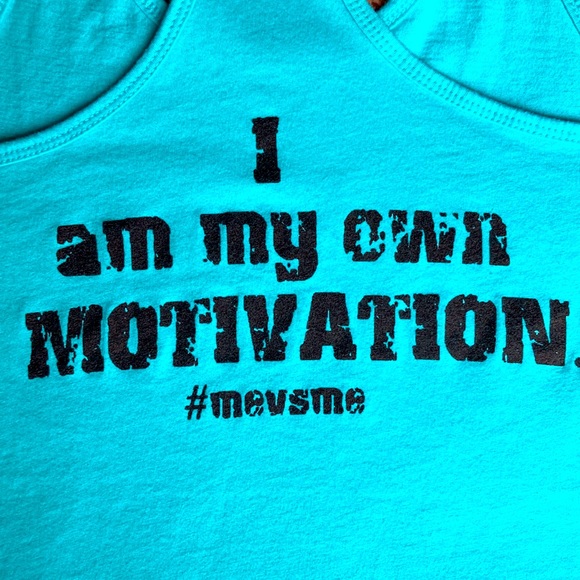 Teal LiveSore Razorback Tank Top - Picture 3 of 4